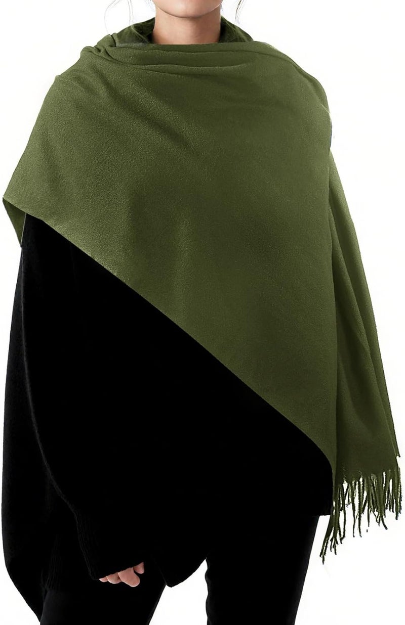 Premillow Scarfs for Women, Winter Scarf, Classic Pashmina Shawls and Wraps, Cashmere Feel Scarfs for Women, Long Scarves - Image 2